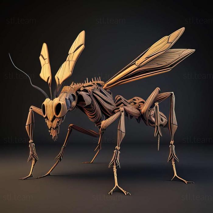 3D модель Ichneumon melanator (STL)